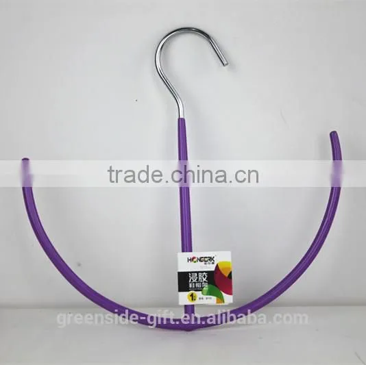 GS8113 PVC Plastic Coated Metal Shoes Hanger photo-1