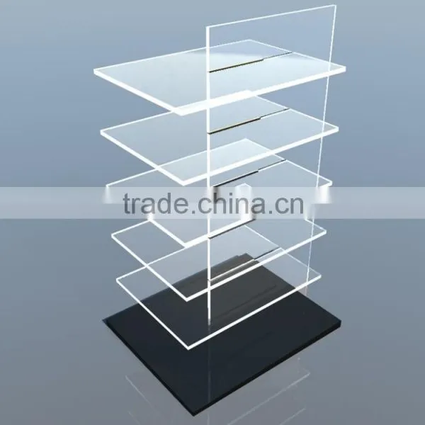 Crystal Clear Acrylic Eyeglass Display Stands Lucite Eyewear Display Rack Plexiglass Sunglasses Display Holder photo-3