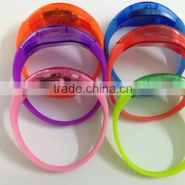LED Light Silicon Wristband, Wristband With Led, Led Flashing Silicon Wristband For Party photo-5