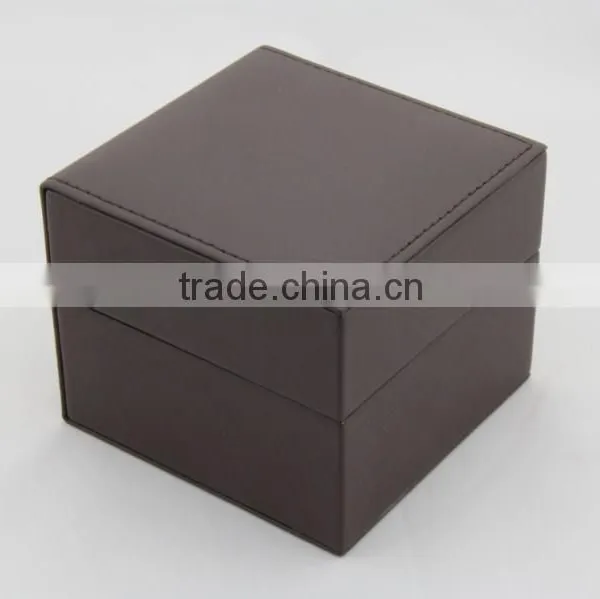 Luxury Customized High Quality Black Leather Watch Box photo-2