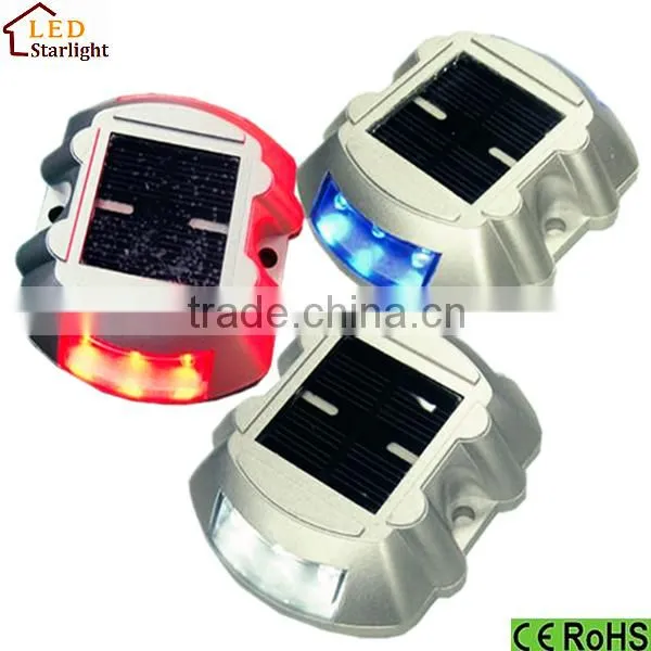 Solar Powered Traffic Road Warning Markers Light With Super Brightness Light photo-4