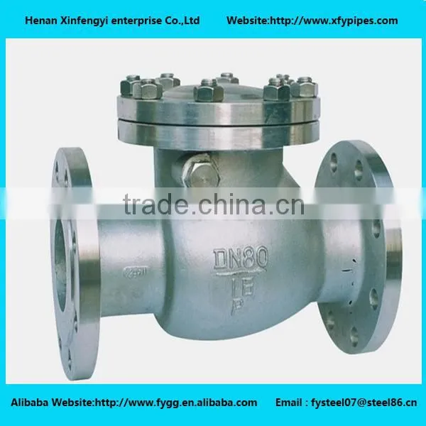 Standard Valves, BS1868 Cast Steel Swing Type Check Valve DN200 photo-4