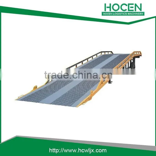 Used Mechanical Adjustable Dock Leveler/ Hydraulic Stationary Dock Leveler Price/ Car Hydraulic Ramp Trailers Loading Car Ramp photo-5