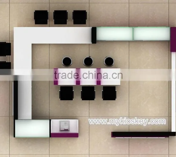 Mall Nail Bar Kiosk for Manicure | Nail Bar Kiosk Design | Nail Beauty Kiosk Design for Sale photo-5