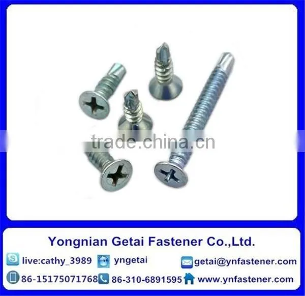 Self-drilling and Tapping Screws With Collar ,Hexagon Flange Head , HDG /Galvanized With Black /yellow Zinc Plated/blue White photo-6