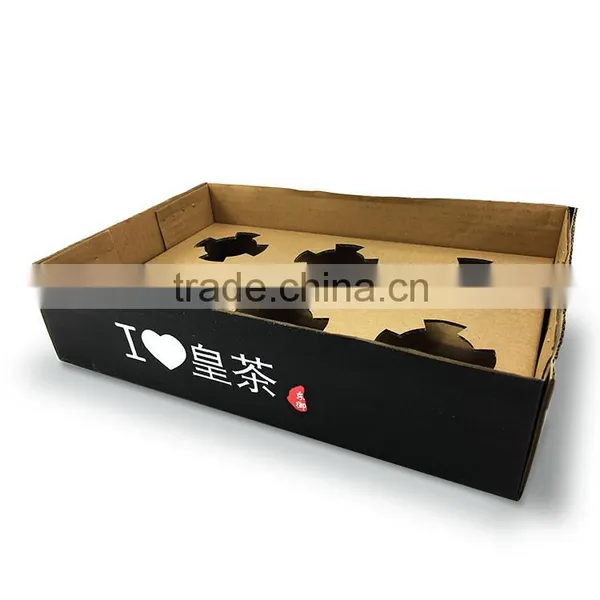 Disposable Six Cup Holder Take Away Coffee Paper Cup Holder photo-2