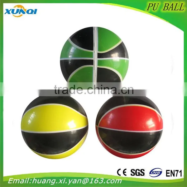 Basketball PU Foam Ball High Quality Children Toy Balls Soft Anti Stress Ball photo-3
