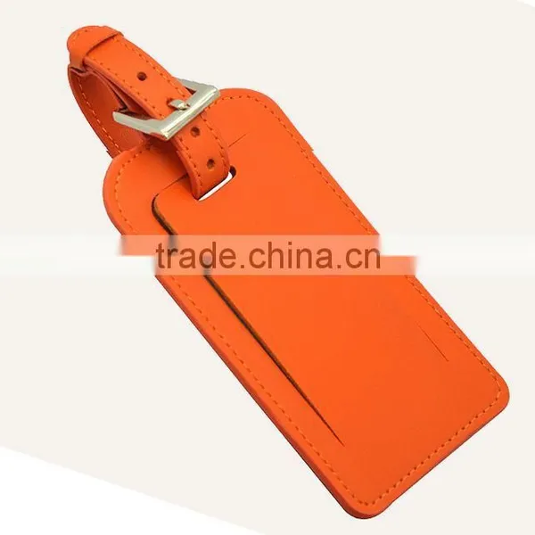 Promotional Fashion Custom PU Leather Travel Personalized Business Travel Leather Luggage Tags photo-6