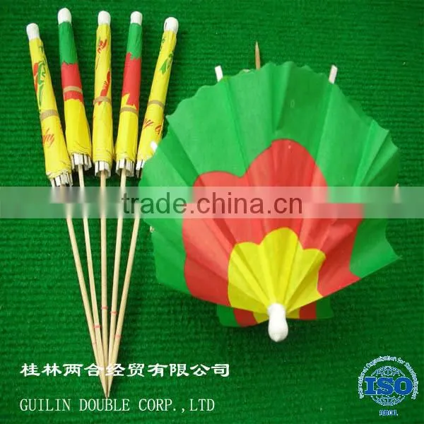 Colorful Bamboo Craft Stick for Sale,umbrella/flag/gift/ball Stick