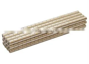 Strong Small Cylinder Magnet Discs Plating With Color-Zinc photo-3