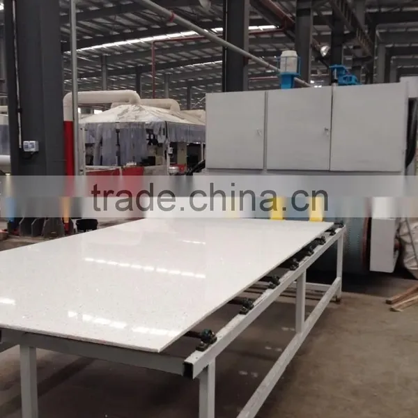 Large Stock Quartz Stone With Sparkling Mirror for Countertop, Cabinet, Window Sills photo-2