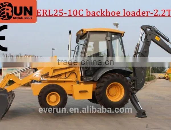 Cheap China Backhoe Excavator ERL25-10C Cummin B3.3 Engine Joystick Pilot Control photo-2