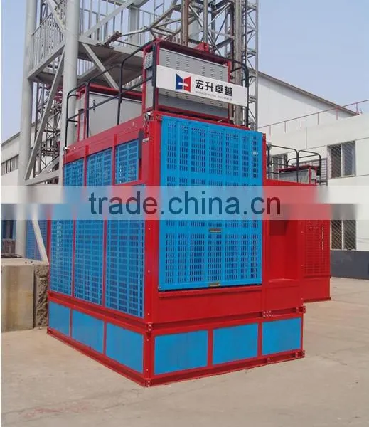 2016 Top-rank China High Quality Single Cage Construction Hoist SC100 photo-2