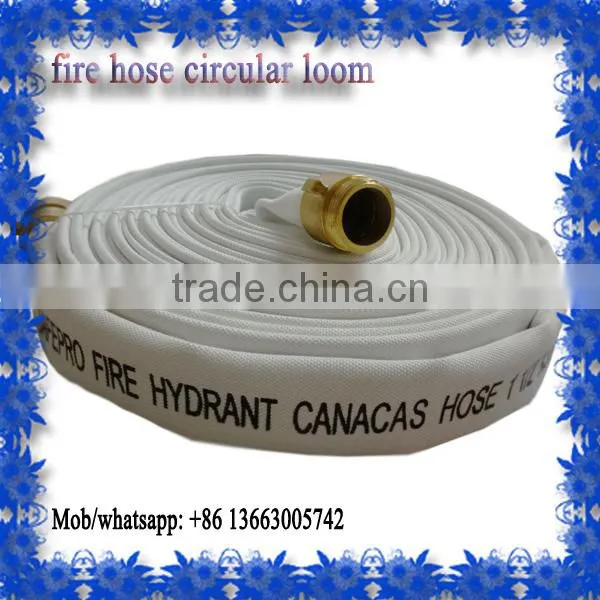 3 Shuttle Circular Loom for Fire Hose , Fire Hose Large Diameter Making Machine photo-2