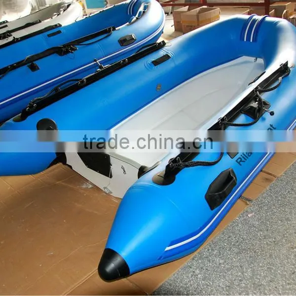 Rilaxy Recreational Boat 230cm - 400cm Small Rigid Fiberglass Hull Inflatable Boat photo-2