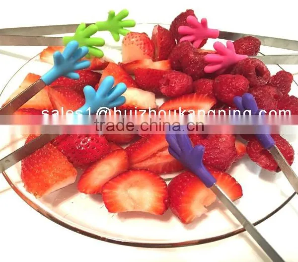 Perfectly Designed High Quality Silicone Mini 5 Inch Tongs photo-6