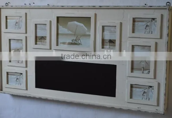 Decorative Multi Wooden Picture Photo Frame With Blackboard Decor photo-2