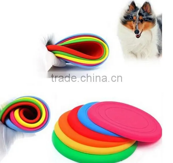 CY186 Fantastic Pet Dog Flying Disc Tooth Resistant Training Toy Play Frisbee Tide photo-2