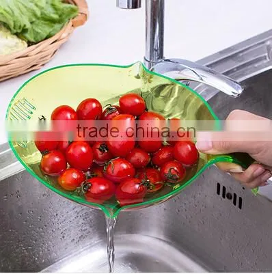 Wholesale Stock Kitchen Fish Shape Wash Rice & Vegetables Storage Box photo-3