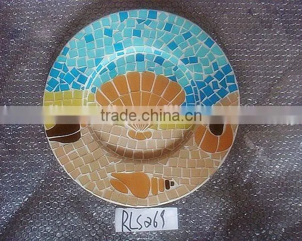 Mosaic Glass Cheap Decorative Plates photo-2