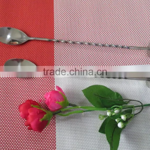 Stainless Steel Bar Spoon Cocktail Spoon Twisted Handle Spoon photo-2