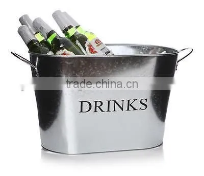 'HAPPY HOUR' Metal Ice Bucket photo-6