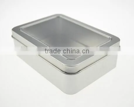 PVC Clear Window Metal Tin Box photo-2