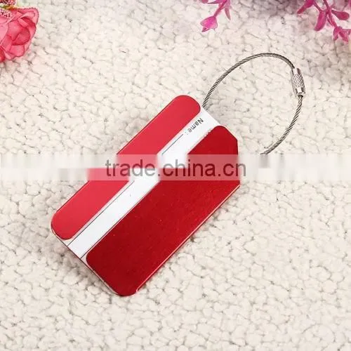The Metal Travel Luggage Baggage Tags Aluminium Belt Buckle Adress Holder photo-4