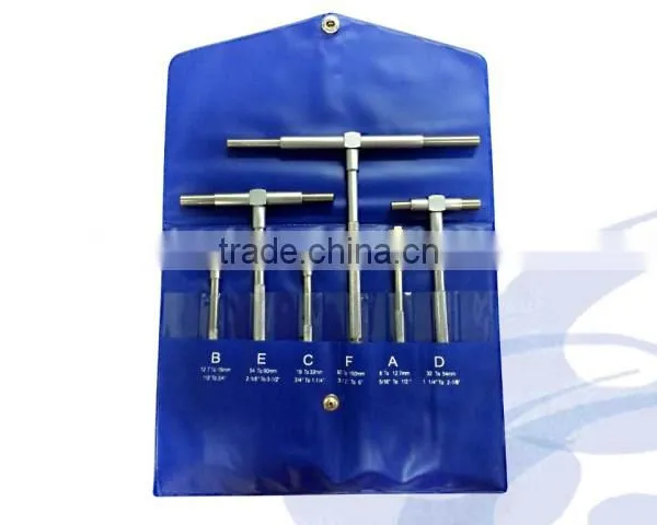 6PC T Bore Hole Measuring Telescoping Gage Gauge Tool Set photo-2