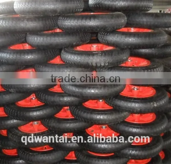 Plastic Rim Pneumatic Trolley Used Wheel 4.80/4.00-8 photo-2