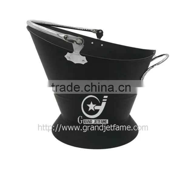 Fireplace Accessories Matt Black Antique Coal Bucket photo-2