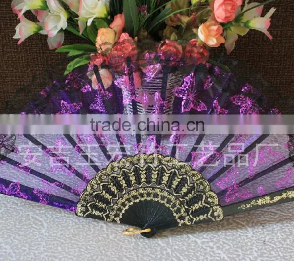 Spanish Style Lace Plastic Hand Fan photo-4