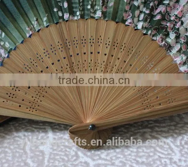 Japanese Bamboo Silk Fan Wholesale photo-4