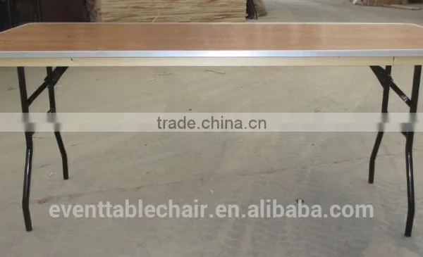 Multifunctional Outdoor and Indoor Wooden Dining 200cm Folding Table photo-3