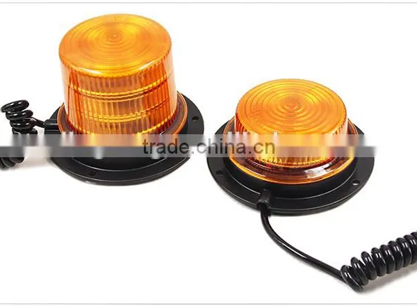 12v 24v Magnetic Led Beacon Light Amber LED Forklift Warning Light photo-2