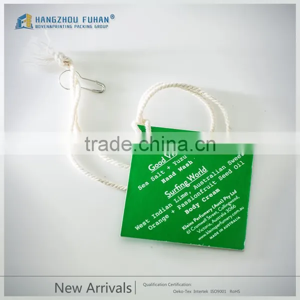 Горячая продажа модных бирок-маховиков, бумажных бирок для одежды photo-4