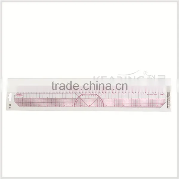 Kearing Pattern Grading Garment Ruler With Protractor Inch / Metric Plastic Rulers#B-95 photo-2