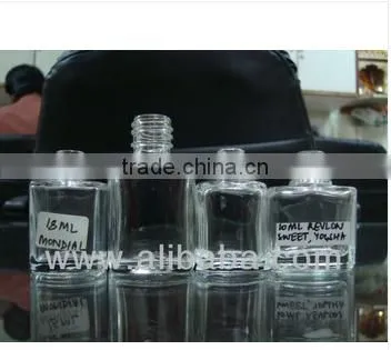 10 ml Square Shape Empty Nail Polish Glass Bottles photo-6