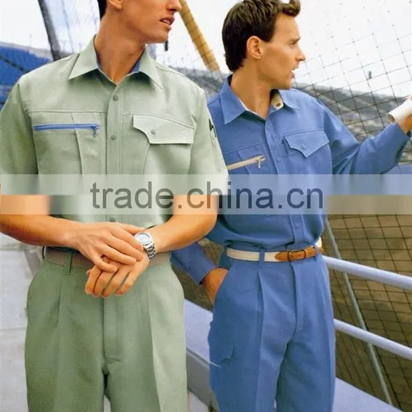 Custom High Quality Knitted Unisex Safety Overalls Used Workwear Factory photo-5