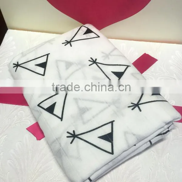 Breathable Soft Cotton Baby Muslin Blanket,baby Muslin Swaddle Blanket photo-4