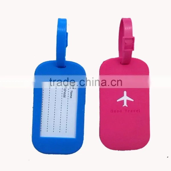Custom Travelling PVC Babbage Tag Wholesale Promotion Gift Soft PVC Luggage Tag photo-2
