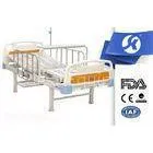 2 Function Movable Stainless Steel Hospital Bed Manual For Sick Room