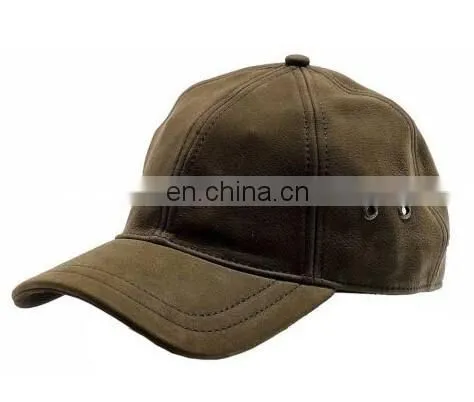 Black Brown Wine-red Unique Custom Leather Hat Baseball Hat photo-5