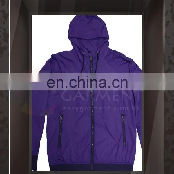 OEM Design Hot Sales Outdoor Waterproof Zip Logo Purple Printing Women Sport Jacket