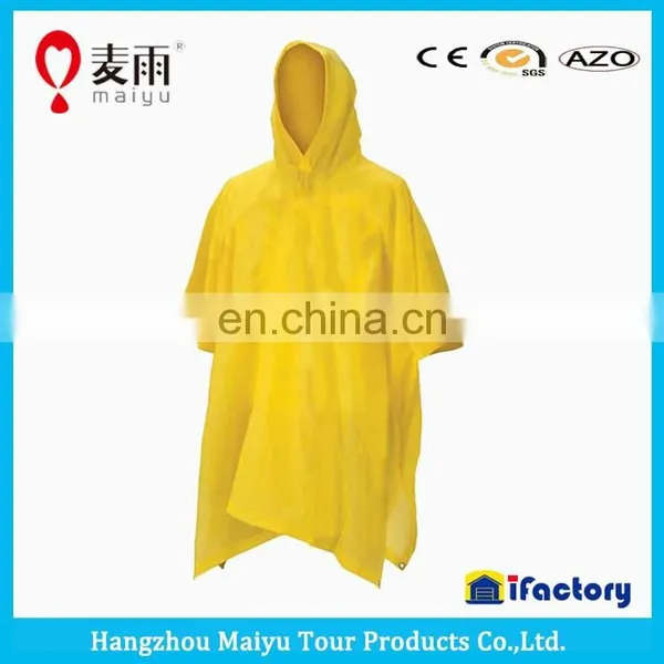 Maiyu 0.02mm Cheap Emergency Use Disposable Raincoat
