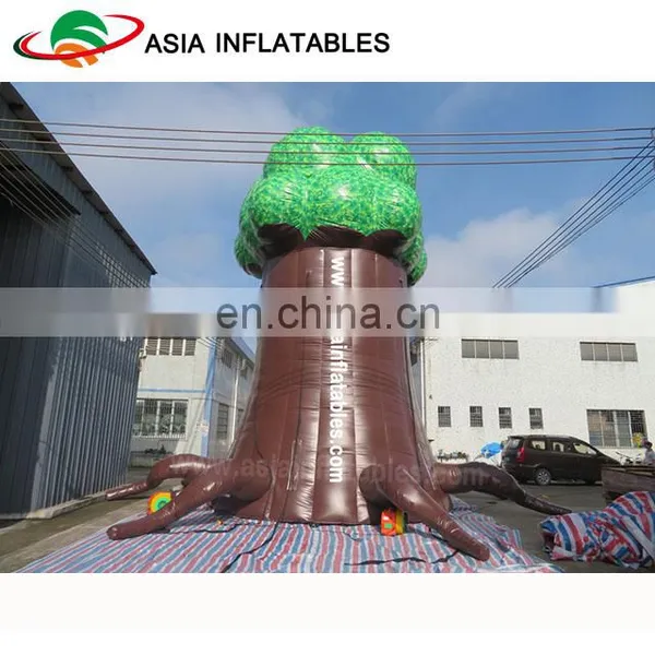 Newest Amazing Inflatable Tree Shape Slide With Frame Pool Water Park For Summer photo-3