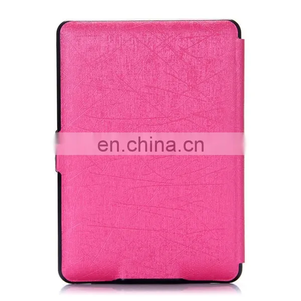 Auto Sleep/wake Function Smart Tablet Flip Book Cover Case for Kindle Paperwhite 1 2 3 Leather Case photo-2