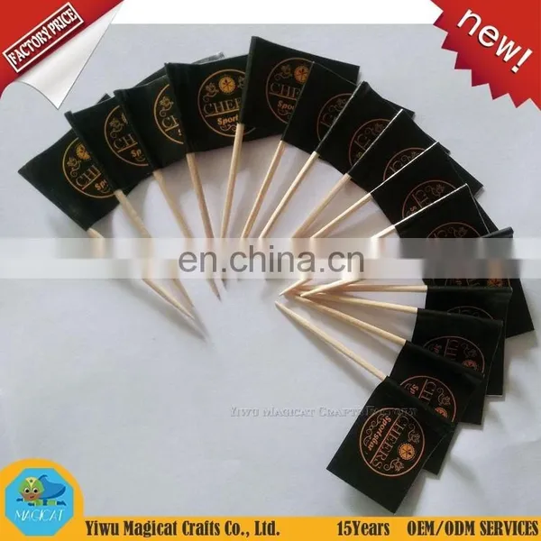Hot Selling Cheap Customized Event Activity Ornament Mini Toothpick Paper Flags