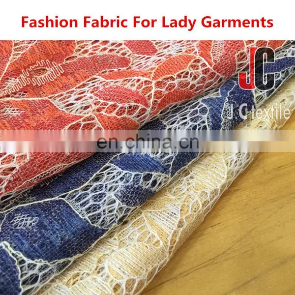 New Fashion JC030 Textile Vintage Style T/C Nylon Cotton African Wedding Lace Fabric photo-5