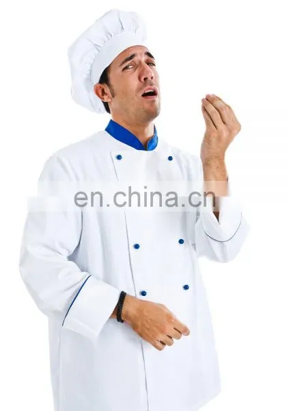 High Quality Custom Logo Printed Chef Coat photo-4